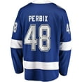 thumbnail image 3 of Men's Fanatics Nick Perbix Blue Tampa Bay Lightning Home Breakaway Jersey, 3 of 3