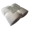 thumbnail image 1 of ¡Rebaja! Manta de forro polar Pedty para niños por menos de $10. Manta para mujer (1 unidad, 100 x 70 cm). Manta supersuave y cálida para sofá, sofá y cama. Suave y ligera, color gris., 1 of 5