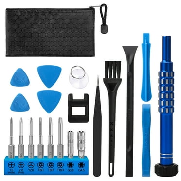 EEEkit 21-in-1 Screwdriver Set Fit for Nintendo Switch, Xbox, PS3/PS4/PS5 with T6 T8 T10 Torx Security Screwdriver Pry Tweezers Repair Tool