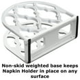thumbnail image 5 of Blue Donuts Cast Iron Classic Napkin Holder - White, 5 of 7