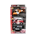 thumbnail image 1 of Maxx Action Mini Rescue Lights & Sounds Vehicles 3pk – Firetruck, Helicopter and Police SUV, 1 of 9
