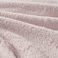 thumbnail image 2 of Twin/Twin Xl Crushed Velvet Sherpa Reversible Comforter Set,Light Purple Polyester Household Supplies Décor Bedding Bedding Sets, 2 of 11