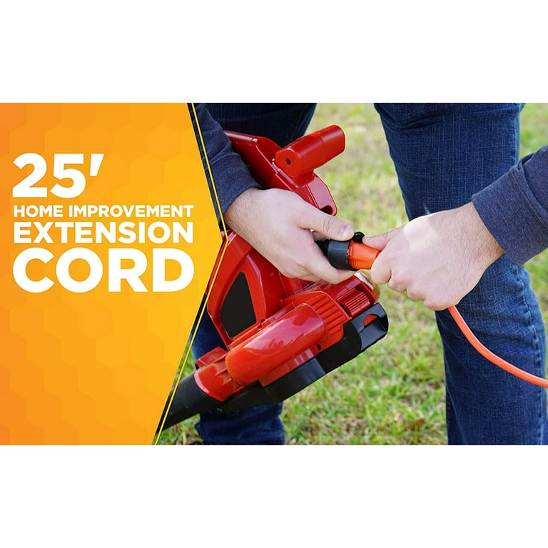 Woods 0267 16/3 Vinyl Outdoor Heavy Duty Extension Cord 25ft