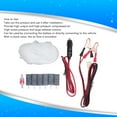 thumbnail image 4 of Air Pump Accessory Air Hose Check Valve Bubble Stone Battery Clamp Cable Set Kit For Oxygenation In Hydroponics Fish Farms, 4 of 8