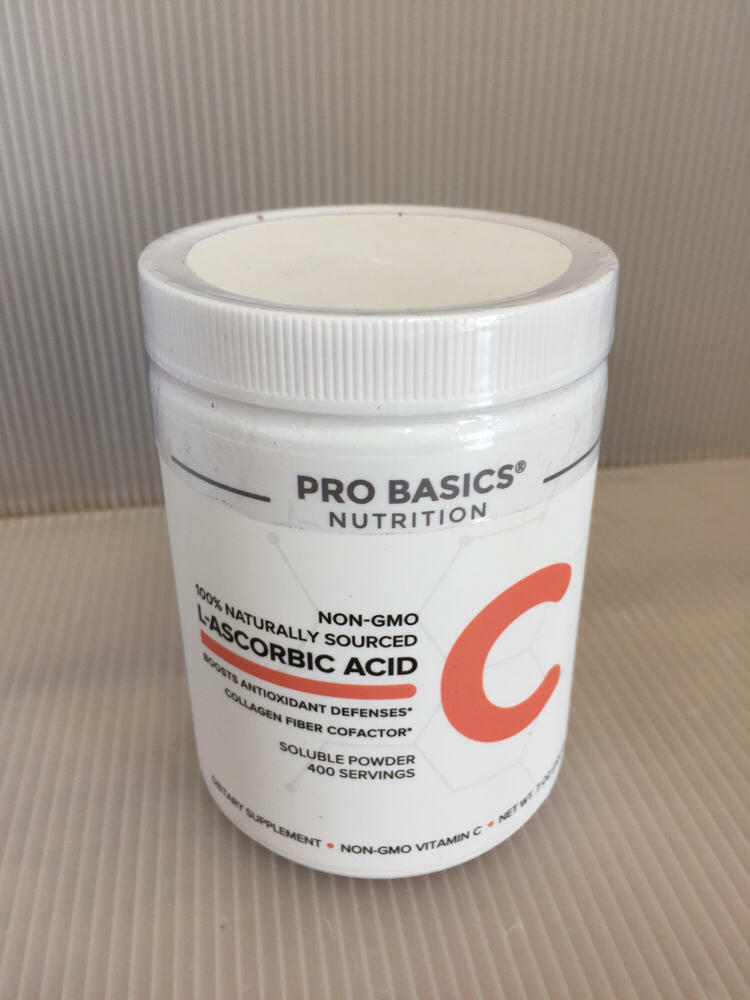 Pro Basics Nutrition NonGMO L Ascorbic Acid Vitamin C Powder
