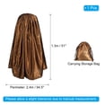 thumbnail image 2 of Unique Bargains Portable Dressing Room, 1.3Meters Length Instant Changing Tent for Beach, Brown, 2 of 6