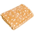 thumbnail image 2 of Everything Comfy Deer Fawn Print Decorative Throw Blanket, 42" X 60", Tan, 2 of 8