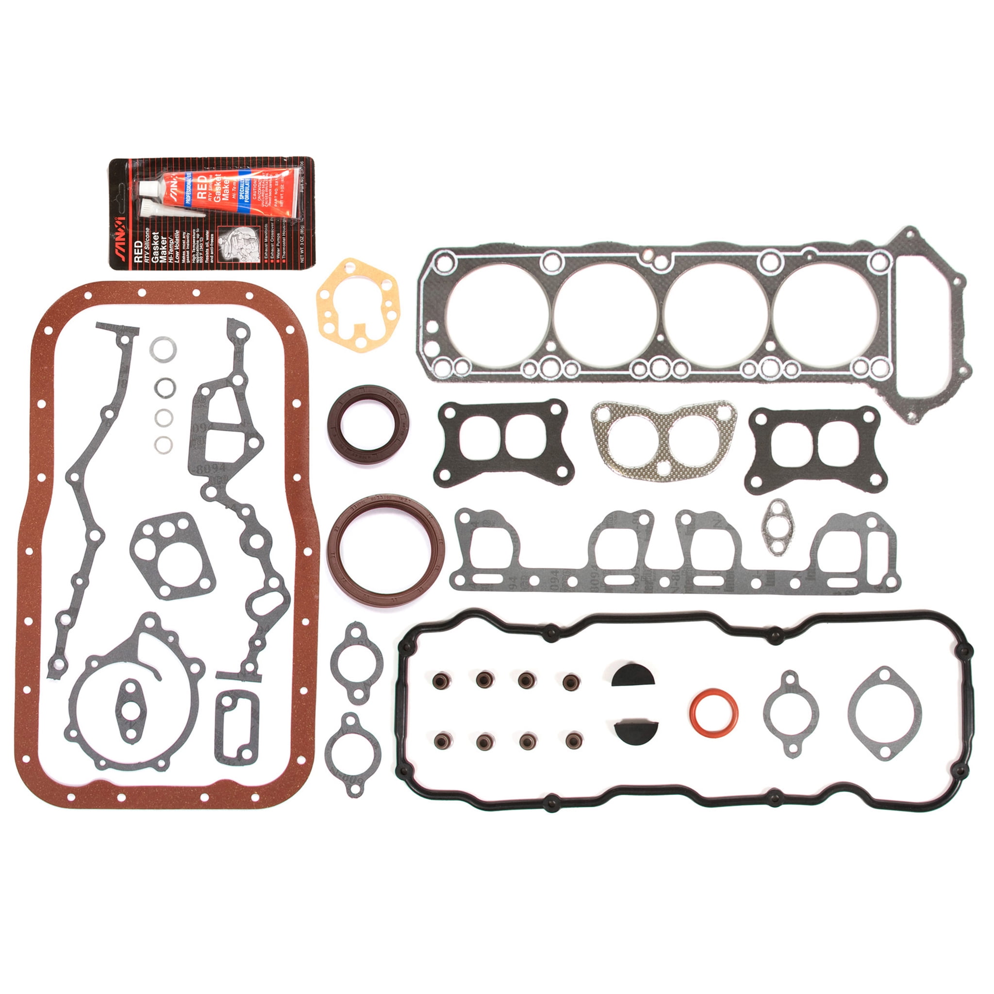 Evergreen FS33001 Full Gasket Set Fit 8388 Nissan Pickup 720 D21 Van
