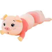 Plush Pig Pillow - Soft Giant Stuffed Animal Pig, Body Sleeping Hugging Pillow for Girlfriend Kids & Adults Home Decor