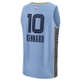 thumbnail image 3 of Men's Fanatics Luke Kennard Light Blue Memphis Grizzlies Fast Break Replica Player Jersey - Statement Edition, 3 of 3