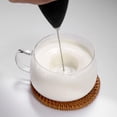 thumbnail image 1 of Espumador de leche eléctrico de plástico de acero inoxidable café bebida de leche agitador de mano automático Mini herramienta de batidor de cocina portátil ShuxiuWang 9024735149897, 1 of 1