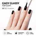 thumbnail image 4 of Set de Esmalte en Gel GAOY Glassy Gel Top Coat y Base Coat 16 ml, 4 of 6