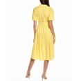 thumbnail image 2 of T Tahari womens  Button Midi Dress, 2, Yellow, 2 of 3
