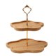 thumbnail image 2 of Bandeja de Madera para Bocadillos y Dulces en Capas – Organizador de Doble o Triple Nivel que Ahorra Espacio para Sala de Estar, Mesa de Café, Fiestas y Regalos, 2 of 6