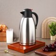 thumbnail image 3 of Thermal Coffee Jug Stainless Steel Carafe Vacuum Insulated Bottle Thermal Carafe Pitcher With Lid 2L, 3 of 7