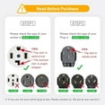 thumbnail image 6 of EV Charger Adapter Cord, NEMA 14-30P to 14-50R, 30Amp to 50Amp, 4 Prong Dryer Outlet Plug to 4 Prong Female, for EV Level2 Charging, Tesla, 6 of 7