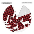 thumbnail image 4 of Kll 36" Christmas Tree Skirt Christmas Buffalo Plaid Xmas Tree Skirts Mat For New Year Xmas Holiday Party Indoor Outdoor Home Decoration, 4 of 9