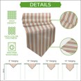 thumbnail image 5 of Orange Stripes Table Runner Linen Burlap Table Runner 90 Inches Long Minimalist Vertical Lines Vintage Dresser Scarves for Kitchen Island Coffee Dining Room Party Wedding Holiday Decoration 13"x90", 5 of 8
