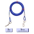thumbnail image 4 of Labymos Tie Out Cable for Dogs with Durable Metal Hooks for Outdoor Yard Camping Rust, 4 of 8
