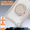 thumbnail image 7 of XYX For iPad 6th 2018/5th Gen 2017 Case 9.7 inch, 360 Rotating Hand Grip, Shoulder Strap, Heavy Duty Drop Protection, Khaki, 7 of 7
