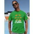 thumbnail image 2 of My Corgi Is Herding! T-Shirt Men -Image by Shutterstock, Male Large, 2 of 4