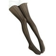 thumbnail image 1 of Zmoon Bas Rétro en Dentelle Sculptée pour Femmes Collants Chaussettes Creuses, 1 of 3