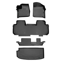 SMARTLINER 4 Rows Custom Fit Floor Liners Compatible with 2018 - 2023 Chevrolet Traverse 8 Passenger