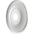 thumbnail image 4 of Ekena Millwork 16"OD x 3 1/2"ID x 1"P Berkshire Thermoformed PVC Ceiling Medallion (Fits Canopies up to 7"), Metallic Silver, 4 of 10