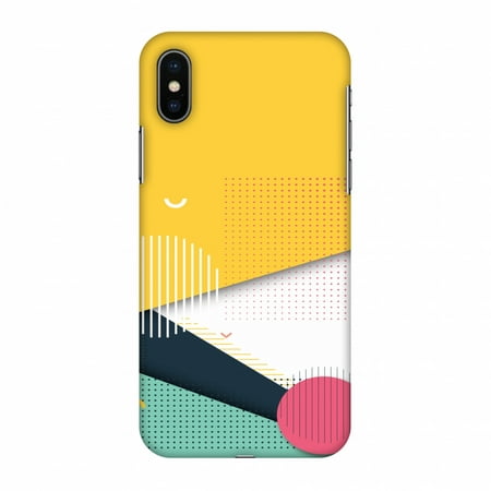 iPhone X Case, Premium Handcrafted Designer Hard Snap on Shell Case ShockProof Back Cover with Screen Cleaning Kit for iPhone X - Dots And