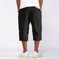 thumbnail image 3 of Dresfit Corduroy Shorts for Men Baggy Long Shorts 2026 Summer Multi Pockets Drawstring Holiday Short Pants Big and Tall Solid Elastic Waist Casual Bermuda Shorts M, 3 of 4