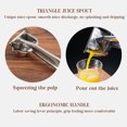thumbnail image 3 of Lemon Squeezer, Heavy Duty Welding Secure Manual Lemon Squeezer Stainless Steel  for Orange, 3 of 7