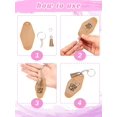 thumbnail image 3 of GHSDFBB 300 Pcs Colorful Hotel Keychains Bulk Including 100 Pcs Hotel Keychain Blank, 100 Pcs Tassels and 100 Pcs Keychains Rings Motel Keychain Blank for DIY Crafting, 3 of 6