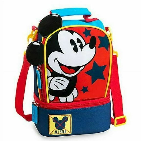 Disney Store Mickey Mouse School Lunch Tote Box Bag