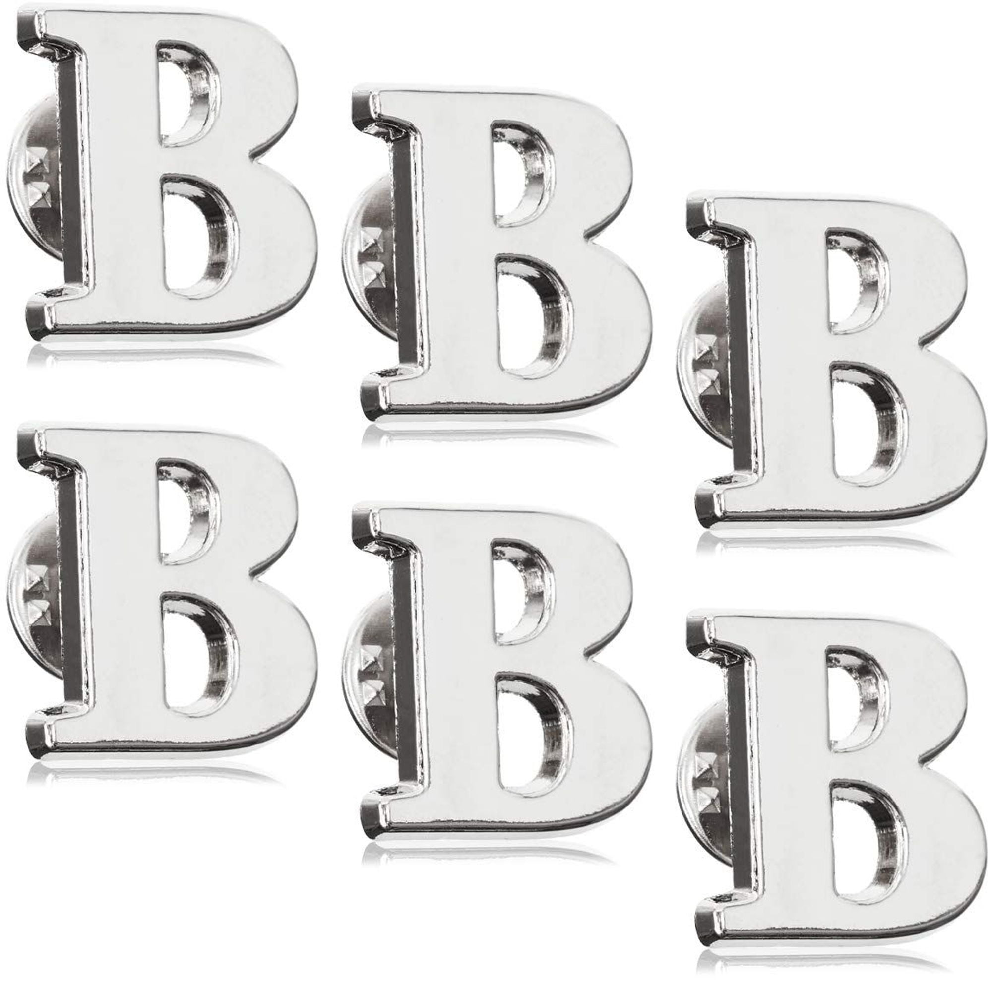 Bright Creations - 6 Pack Monogram Alphabet Letter B Brooch Pins, 0.8 ...