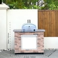 thumbnail image 2 of Prokan Desert Sunrise Kano 16" Outdoor Oven Island, 2 of 7