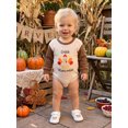 thumbnail image 5 of Cjfdfy Newborn Baby Boy Girl Thanksgiving Outfit Gobble Till You Wobble Romper Waffle Knit Contrast Long Sleeve Bodysuit Cute Little Turkey Thanksgiving Fall Winter Outfit, 5 of 9