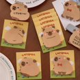 thumbnail image 4 of Notes Collantes Mignonnes Capybara Blocs-Notes Autocollants Kawaii Petit Bloc-Notes Auto-Adhésif Décoration Maison École, 4 of 7
