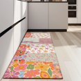 thumbnail image 4 of Pioneer Flower Floral Print Pattern Kitchen Rug Mat,Kitchen Runner Rugs Non Skid Washable,Decorative Kitchen Floor Mats for Kitchen,Sink,Laundry,17"X47", 4 of 5