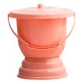 thumbnail image 3 of maytalsory Handheld Spittoon with Lid Portable Urinal Bottle for Bedroom 28x27cm Orange, 3 of 8