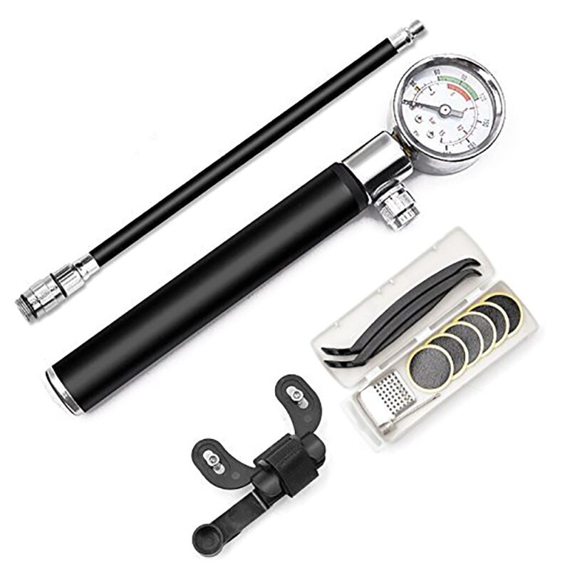bicycle air pump with pressure gauge