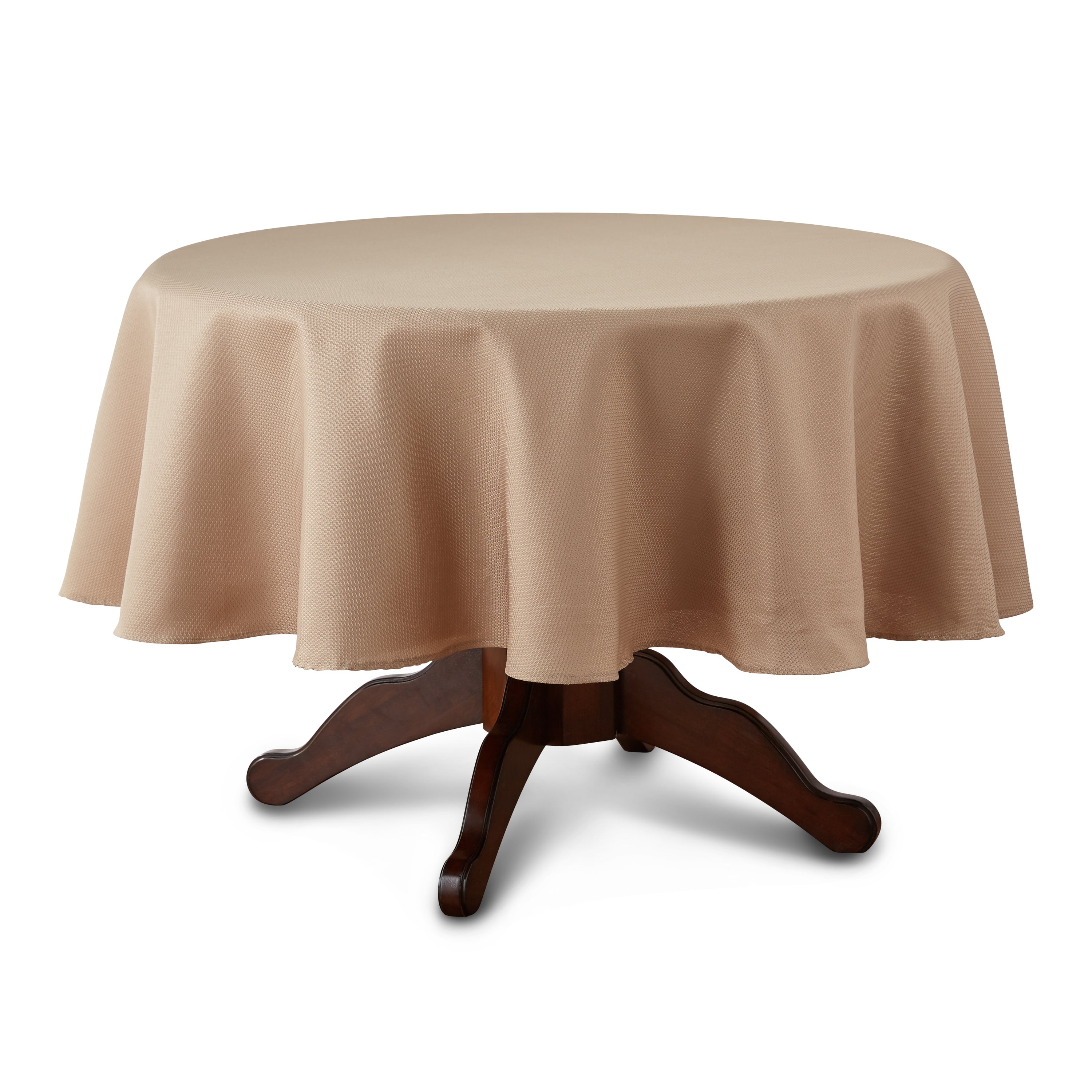 BROWN ROUND TABLECLOTH POLYESTER TABLE CLOTH VARIOUS SIZES BROWN TABLECLOTH 