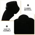 thumbnail image 3 of ADDHAT Maniquí Negro Para Exhibición De Collares Y Joyas Con Protección Antipelusa Y Montaje Sencillo, 3 of 8
