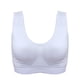 thumbnail image 1 of Gibobby arnés para mujer Refrigeración permeable del aire Verano Yoga Wireless Bra(Blanco, XXL), 1 of 5