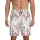 thumbnail image 1 of Balery Romantic Travel In Paris Pantalones cortos de pijama de punto de algodón para hombre con cinturilla y bolsillos-Medium, 1 of 6
