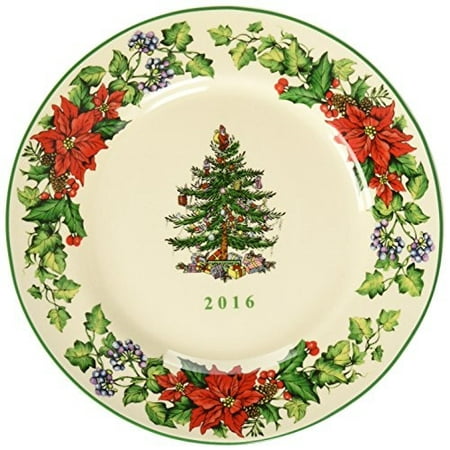 Spode Christmas Tree Dishwasher Safe - spode christmas tree 2016 annual edition collector plate, multicolor