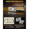 thumbnail image 3 of Barra de Luz LED NAOEVO 7" 240W 24000LM Ámbar Spot Flood, 3 of 9