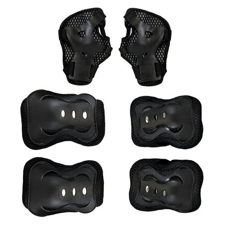 Kids Protective Gear Set Knee Pads Elbow Pads Wrist Guards For Skateboarding Roller Skates Cycling Rollerblade BMX Bike And (Best Mountain Bike Knee Pads)