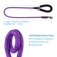 thumbnail image 4 of Plutus Pet Long Rope Dog Leash, Heavy Duty, Reflective, With Comfortable Padded Handle, 15FT 20FT 30FT Dog Training Leash for Small Medium Large Dogs (50FT, Violet), 4 of 7