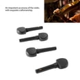 thumbnail image 2 of Violin Peg, Fine Workmanship 4Pcs Black Portable Violin Tuning Peg  For Replacement, 2 of 7