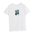 thumbnail image 4 of Camiseta de verano para mujer, camiseta elegante y ligera con cuello redondo para viajes en la calle y el trabajo S, 4 of 7